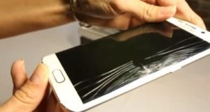 damaged screen